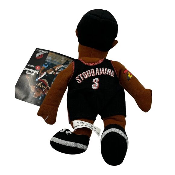 Damon Stoudamire Mighty Mouse Plush Beanie #3 PDX Trail Blazers NBA /7500 VTG - Picture 2 of 9